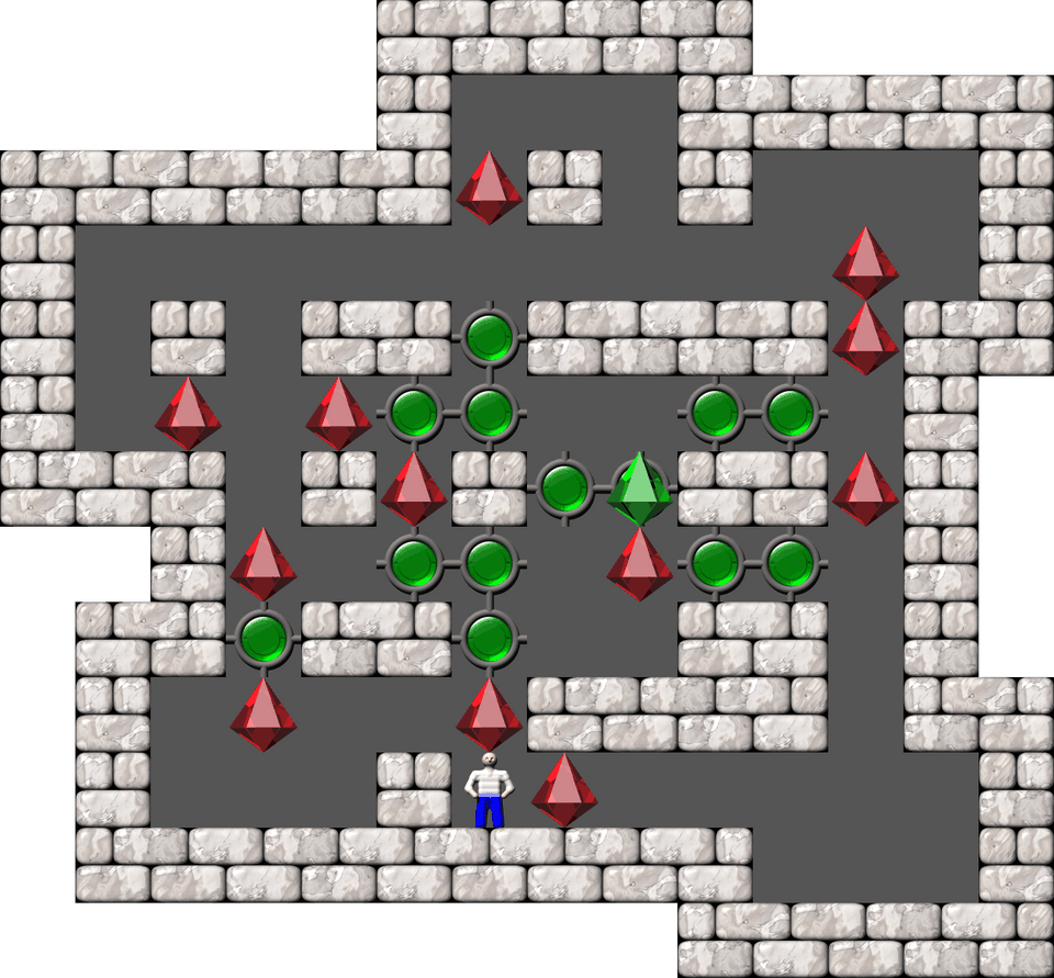 Sokoban Kevin B. Reilly Arranged level 28